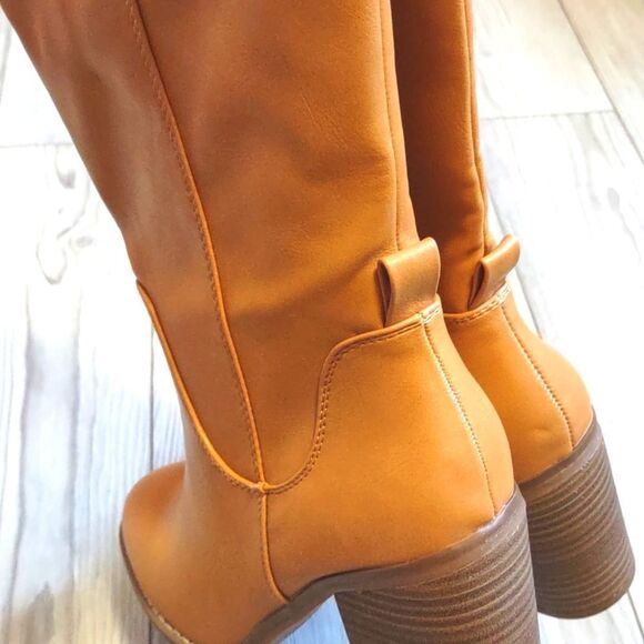 (A-1284) Universal Thread Tan Davina Boots Size 9.5 - Picture 8 of 11
